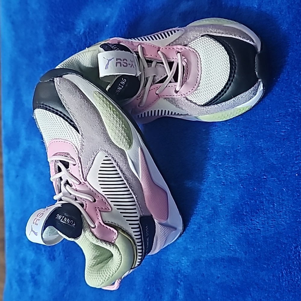 PUMA Kids Girls Rs-X Bouquet Lace Up Sneakers